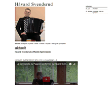 Tablet Screenshot of hsvendsrud.com